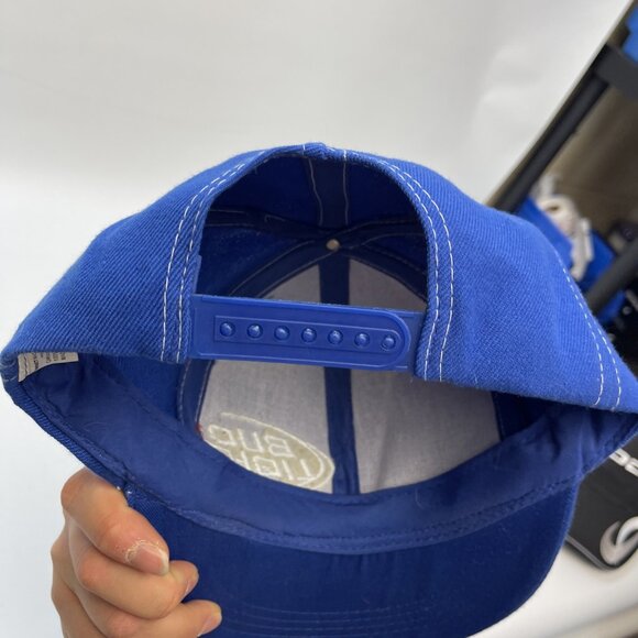 Y2K Bud Light Beer Trucker Baseball Hat Snapback Blue / White Cap Baseball - Picture 11 of 13